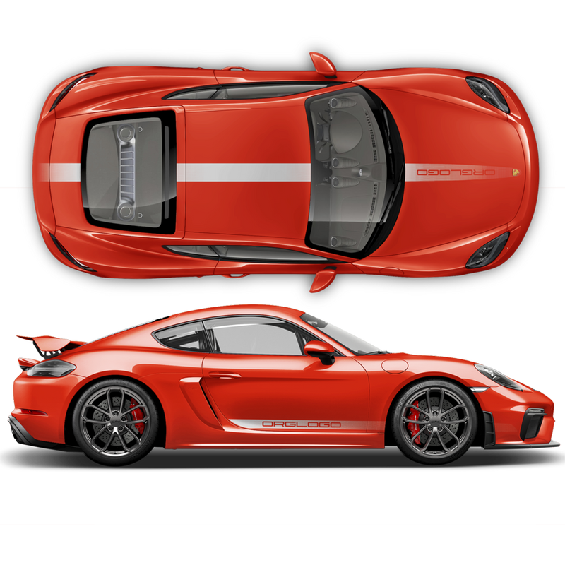 FADED Racing Decals set for Cayman / Boxster 2005 - 2019