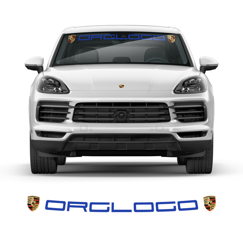 Windshield decals logo, for Cayenne / Macan