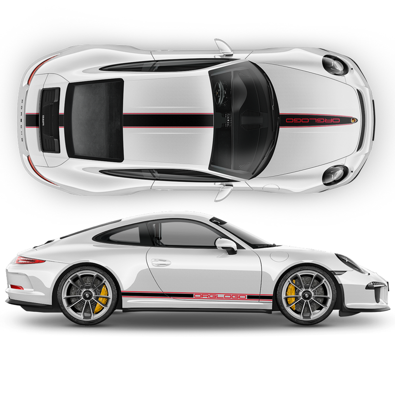 Racing Decals set in two colors, for Carrera