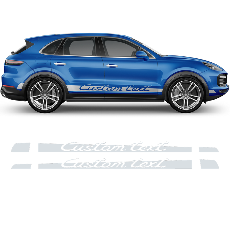 Racing Side Stripes, for Cayenne