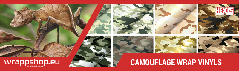 CAMO CAR WRAP VINYLS - Style your car with Camouflage