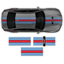 Curved Martini Decals set, for BMW G80