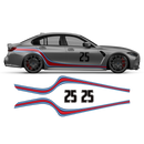 Curved Martini Decals set, for BMW G80