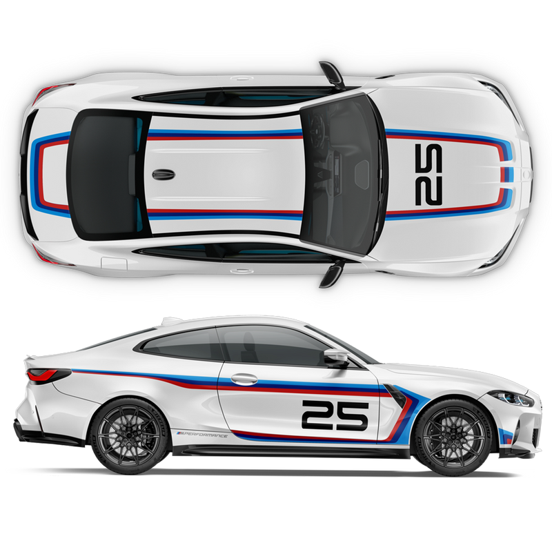 Motorsport Stripes Set, for BMW G80 / G82