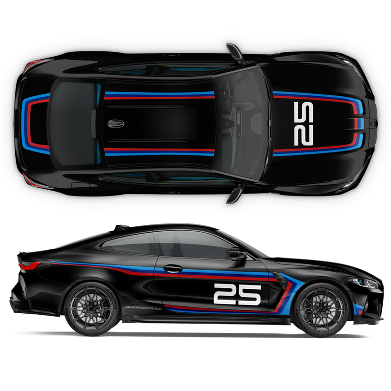 Motorsport Stripes Set, for BMW G80 / G82