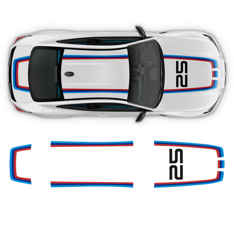 Motorsport Stripes Set, for BMW G82 M4 Series