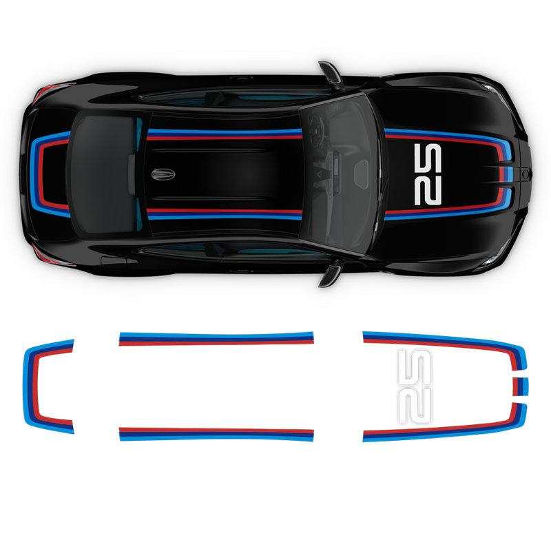 Motorsport Stripes Set, for BMW G82 M4 Series