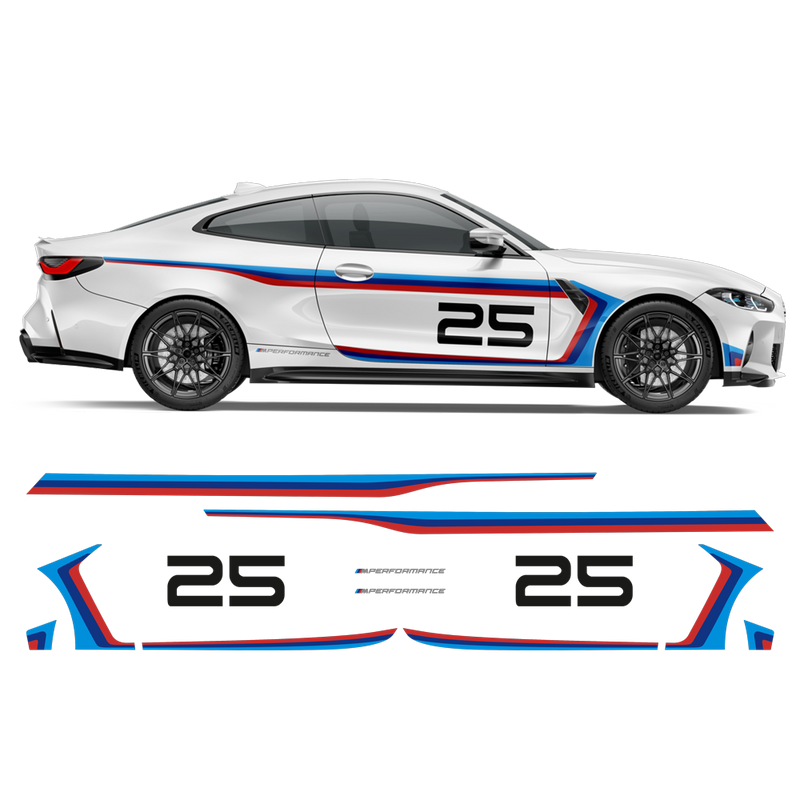 Motorsport Stripes Set, for BMW G80 / G82