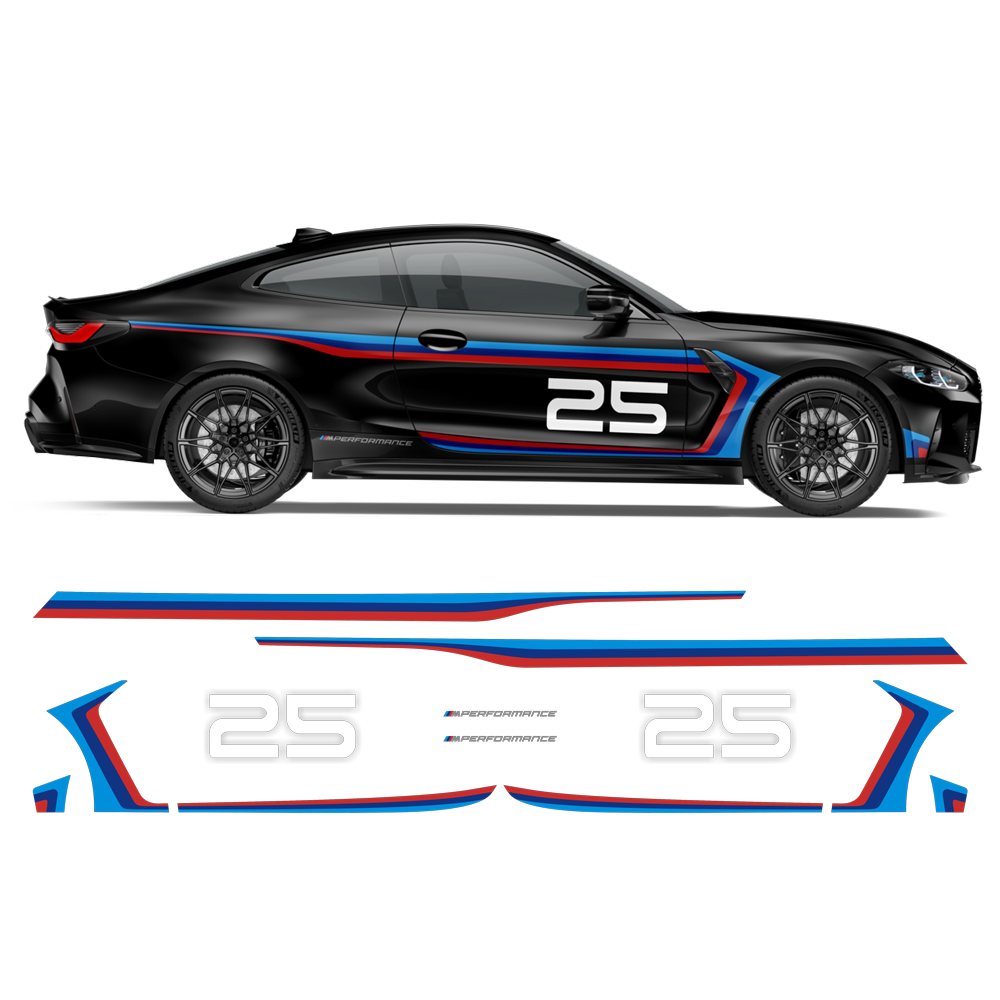 G8 Rocker Stripes Motorsport Stripes Set, for BMW G80 / G82