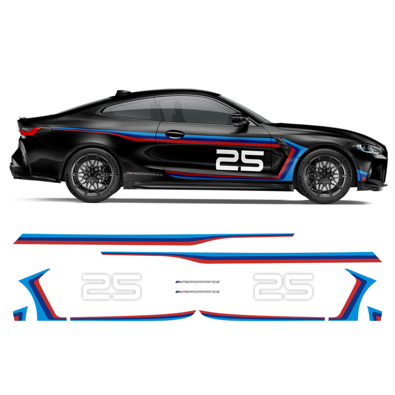 Motorsport Stripes Set, for BMW G80 / G82