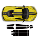 Corvette top racing stripes, for Corvette C8 2021 - 2026