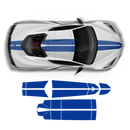 Corvette top racing stripes, for Corvette C8 2021 - 2026
