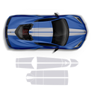Corvette top racing stripes, for Corvette C8 2021 - 2026