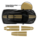 Carbon Edition Racing Stripes , for Corvette C8 2021