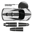 Carbon Edition Racing Stripes , for Corvette C8 2021