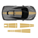 Racing Stripes Over The Top, for Corvette C8 2021 - 2024