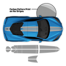 Carbon Edition Racing Stripes, for Corvette C8 2021 - 2025