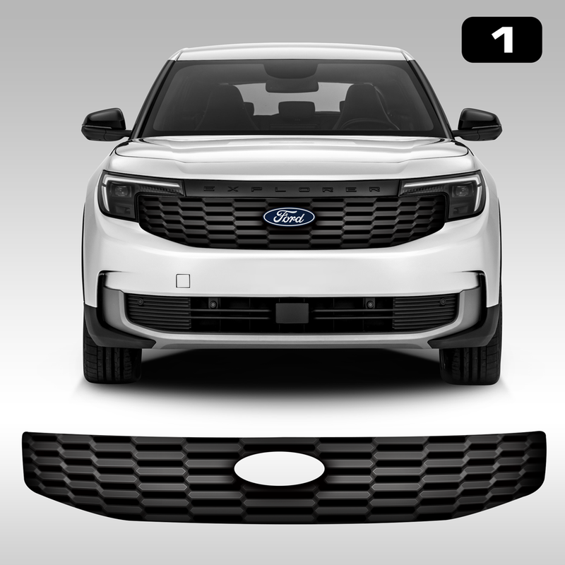 Front Grill Imitation Decal, for Ford Explorer EV 2024<