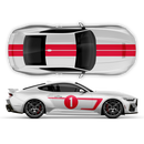 Hennessey Racing Stripes Set, for Ford Mustang 2024 - 2025 (Gen7)