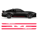 60th Anniversary rocker stripes, for Mustang 2024 - 2025