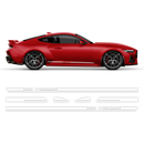 60th Anniversary rocker stripes, for Mustang 2024 - 2025