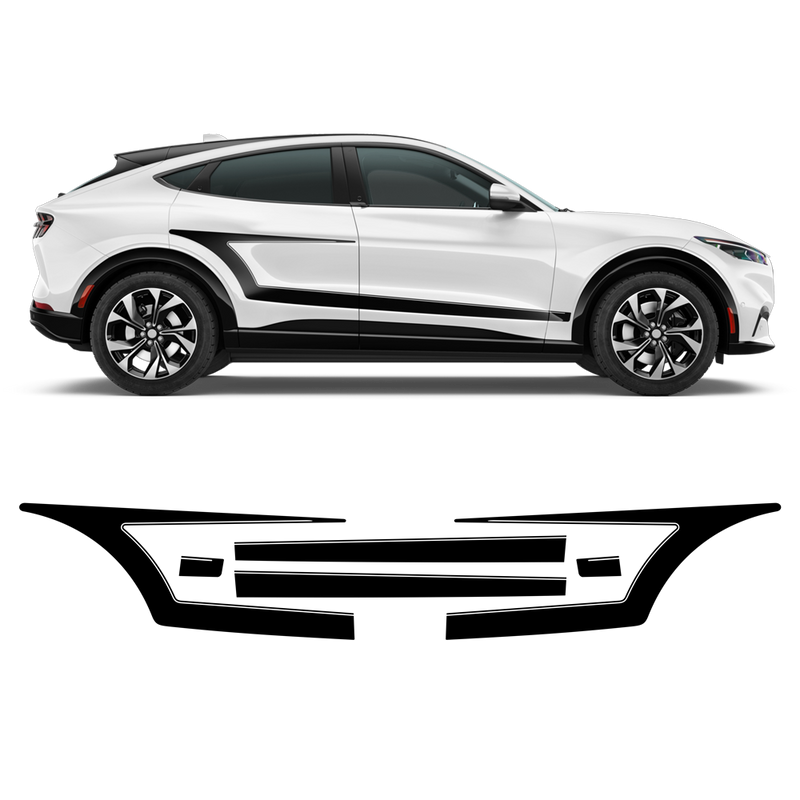 Accent Side Graphics, fit Mach - E  2021 - 2026