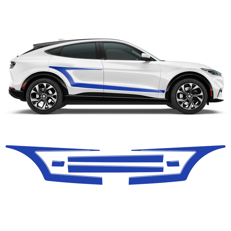 Accent Side Graphics, fit Mach - E  2021 - 2026