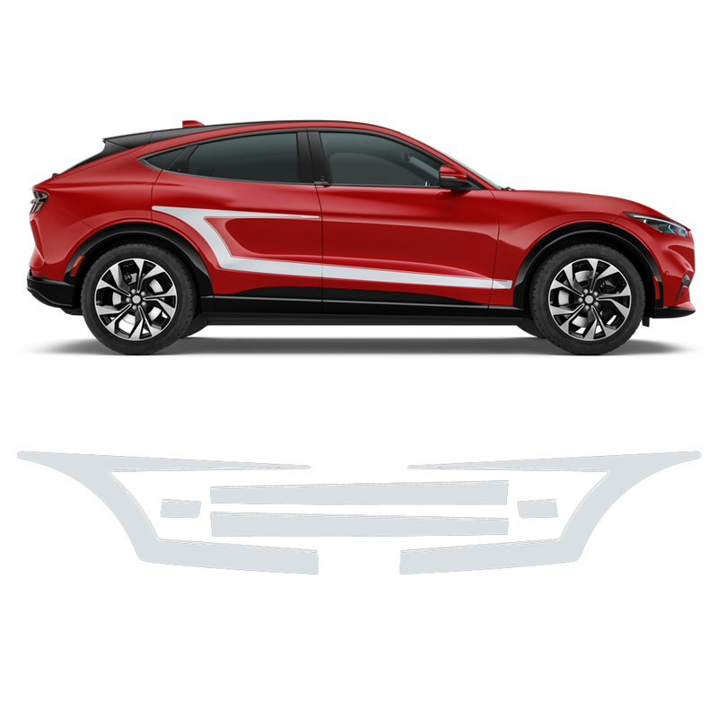 Accent Side Graphics, fit Mach - E  2021 - 2026