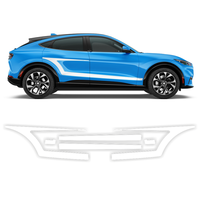 Accent Side Graphics, fit Mach - E  2021 - 2026
