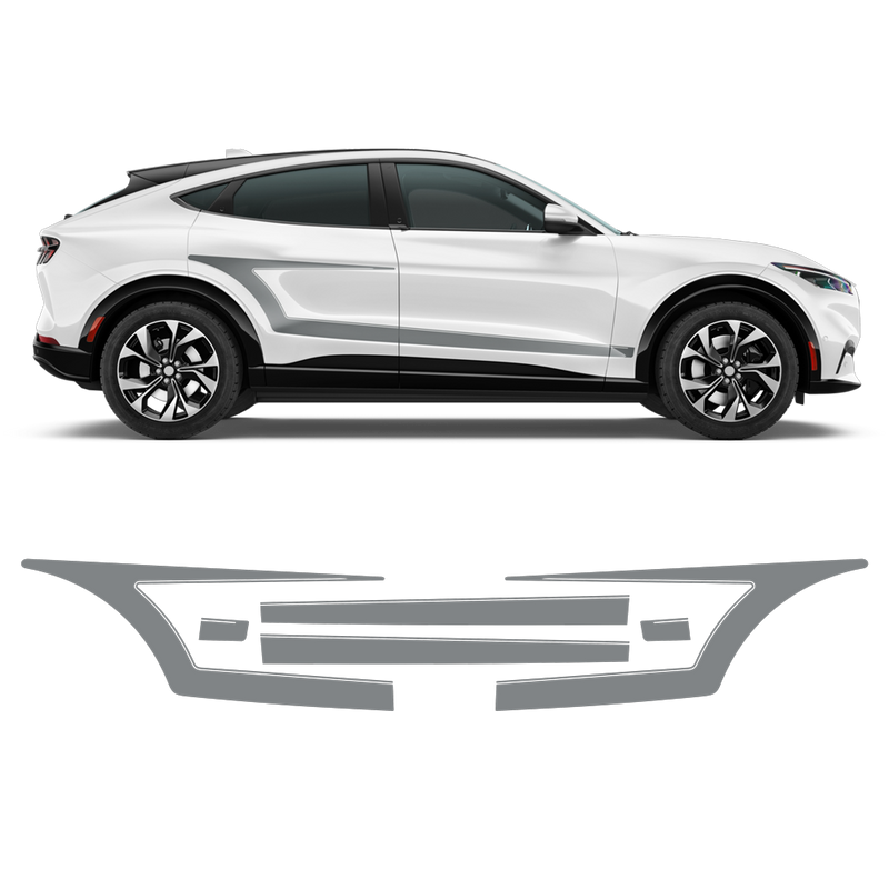 Accent Side Graphics, fit Mach - E  2021 - 2026