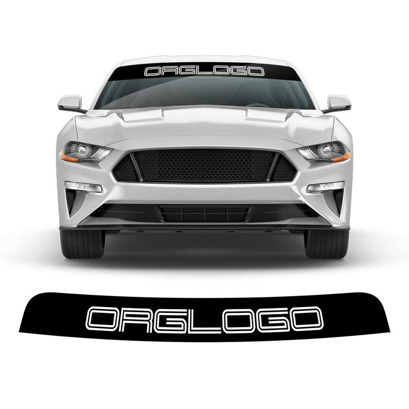 Windshield banner, for Ford Mustang 2015 - 2021