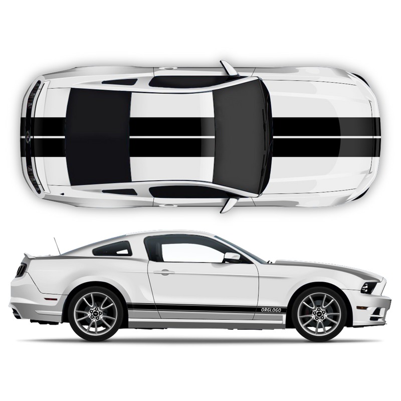 Racing Stripes set, for Ford Mustang 2005 - 2014