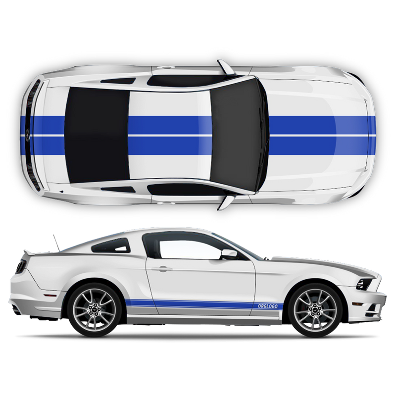 Racing Stripes set, for Ford Mustang 2005 - 2014