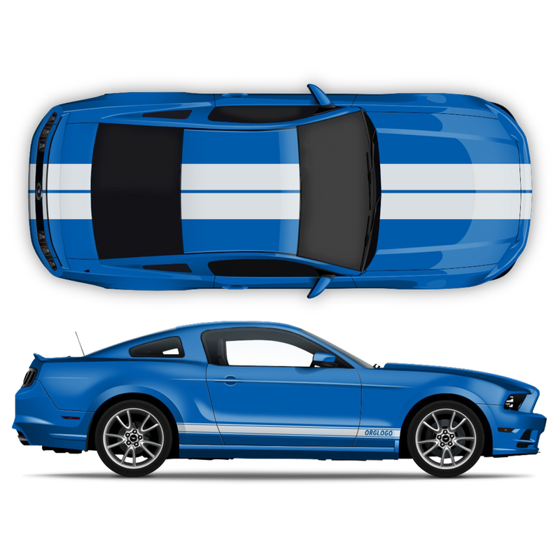 Racing Stripes set, for Ford Mustang 2005 - 2014