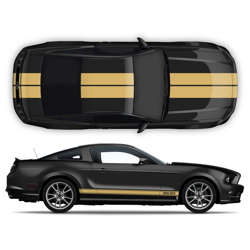 Racing Stripes set, for Ford Mustang 2005 - 2014