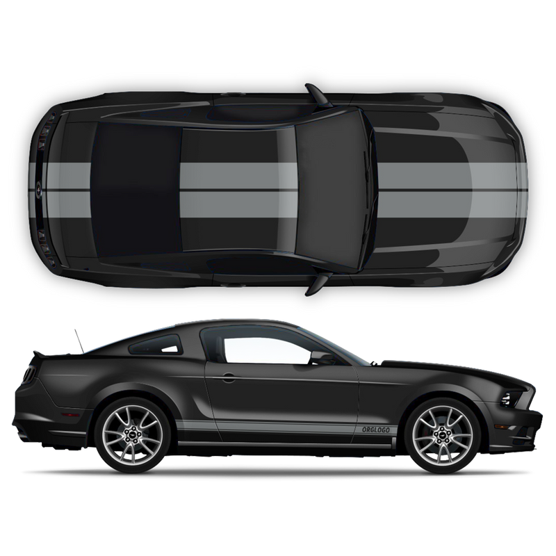 Racing Stripes set, for Ford Mustang 2005 - 2014