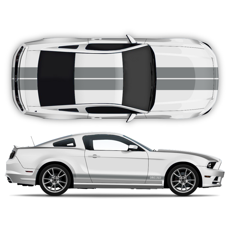 Racing Stripes set, for Ford Mustang 2005 - 2014