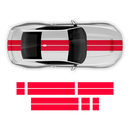 Hennessey Racing Stripes Set, for Ford Mustang 2024 - 2025 (Gen7)