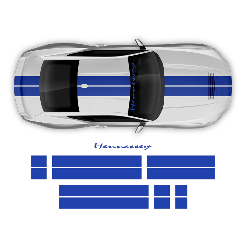 Hennessey Racing Stripes Set, for Ford Mustang 2024 - 2025 (Gen7)