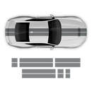 Hennessey Racing Stripes Set, for Ford Mustang 2024 - 2025 (Gen7)