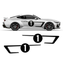 Hennessey Racing Stripes Set, for Ford Mustang 2024 - 2025 (Gen7)