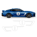 Hennessey Racing Stripes Set, for Ford Mustang 2024 - 2025 (Gen7)