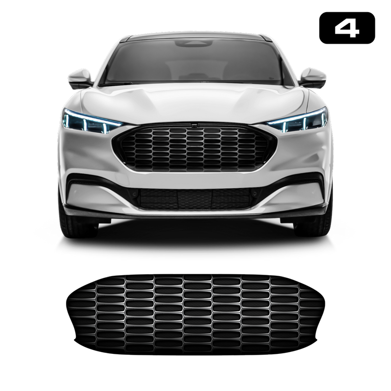 Front Grill Imitation Decal, for Ford Mustang Mach-E 2021 2022 2023 2024