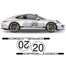 Heritage China Edition Graphic Decals Set, for Carrera / Carrera Turbo / Targa