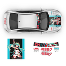 Racing Miku 2020 ITASHA Anime Style Decals for Any Car Body