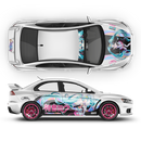 Racing Miku 2021 ITASHA Anime Style Decals, for Any Car Body