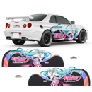 Racing Miku 2021 ITASHA Anime Style Decals, for Any Car Body