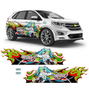 Racing Miku 2022 ITASHA Anime Style Decals for Any Car Body