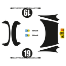 Dakar Rallye 1971 Style decals set, for 992 Dakar