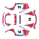 Martini Dakar Edition decals set for Carrera 911 (992) 2023